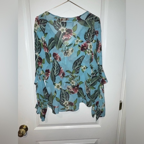 NWT Nicholas Sheer, Silk Mayflower Blouse 🌸 Sz 4 - Picture 8 of 10